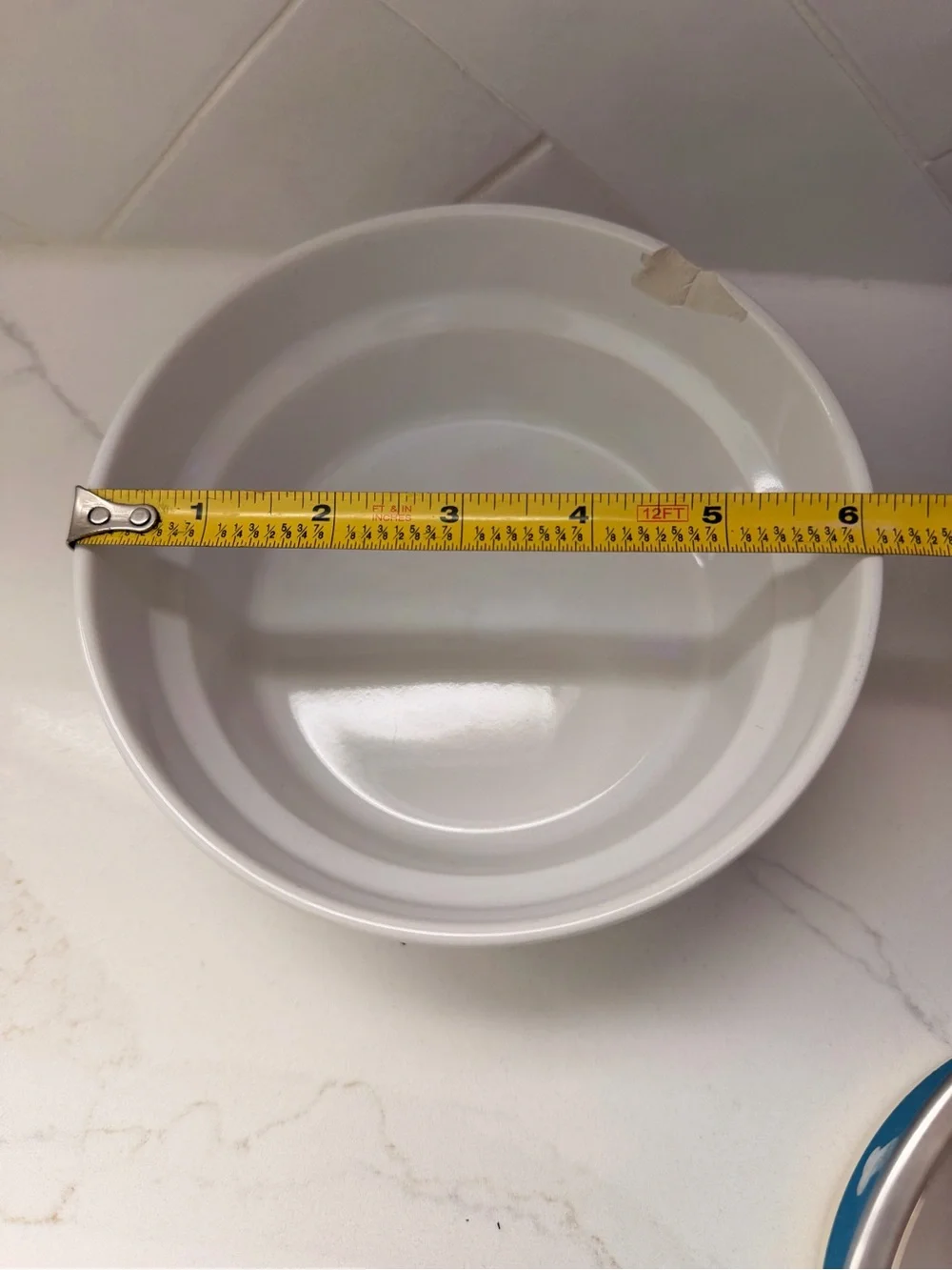 Blue Stainless Steel Pet Bowl & White Silicone Base and Two White Ceramic Bowls